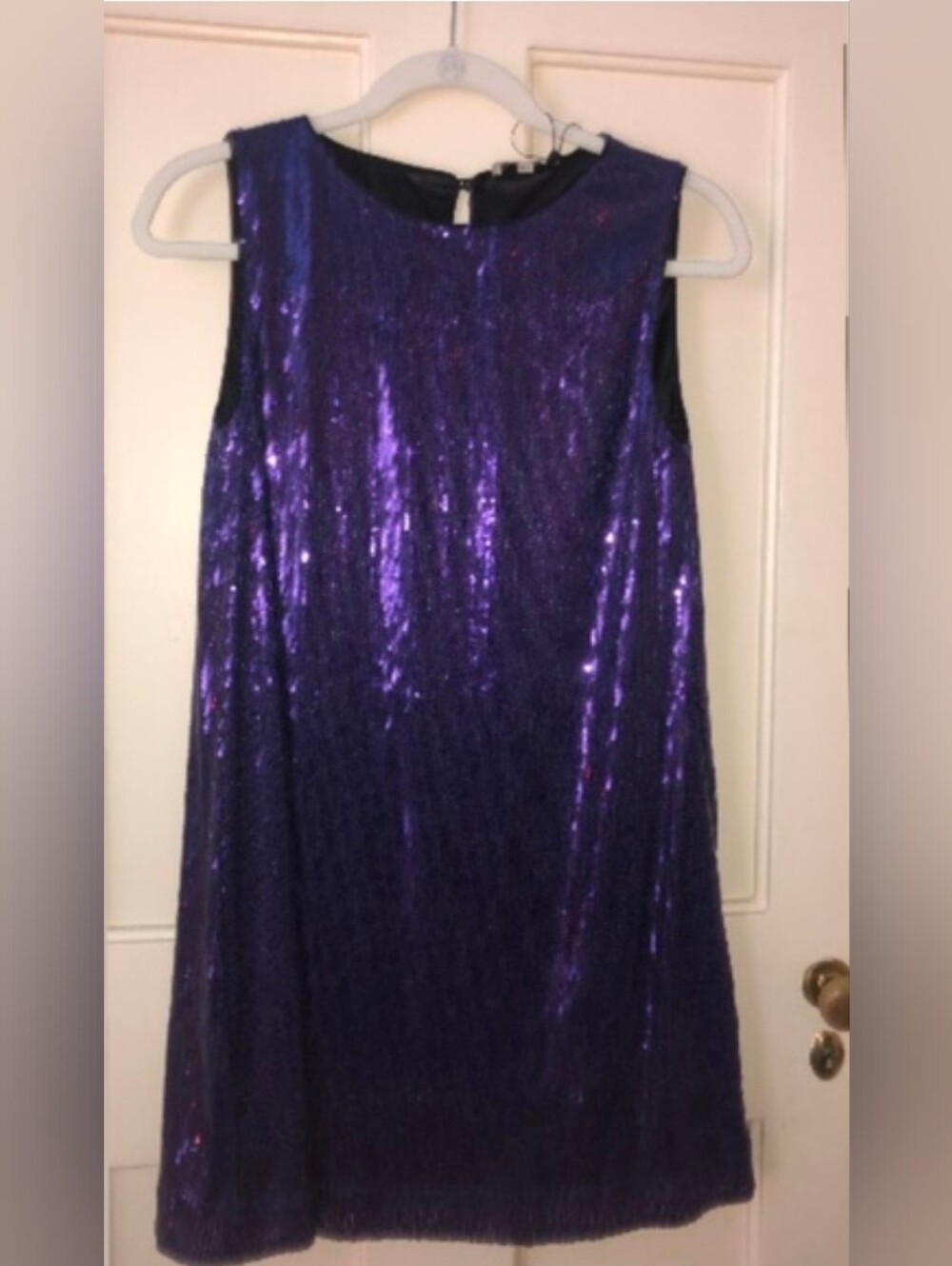 Junior Gaultier Purple Sequin Girls' Formal Dress Size 14 Like-new